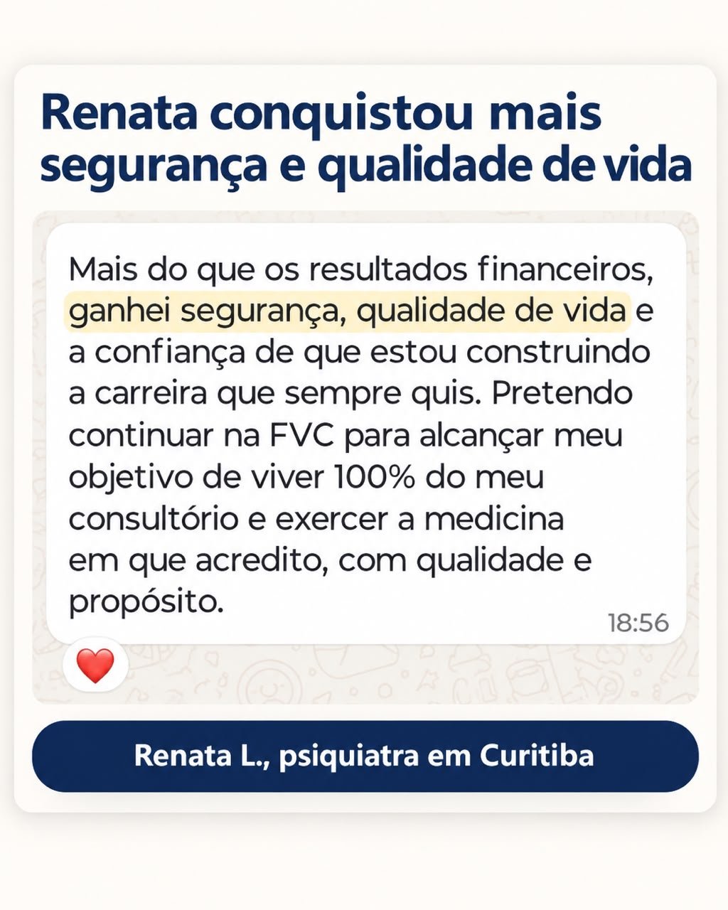 Depoimento real de aluna